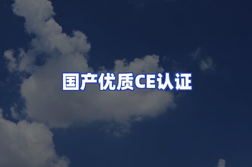 国产优质CE认证